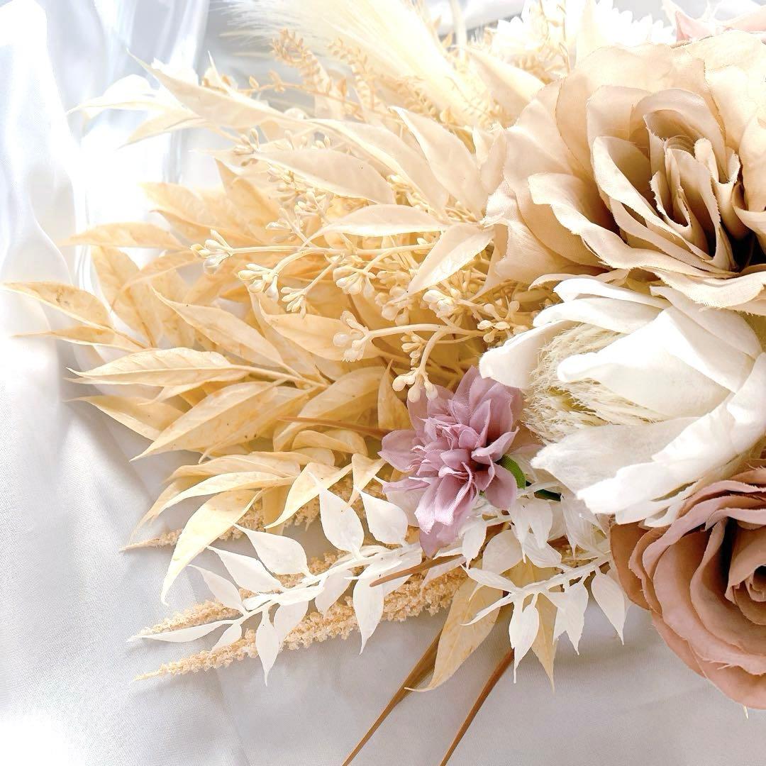 クラッチブーケ アーティフィシャルフラワーブーケ 結婚式 ウエディングブーケ