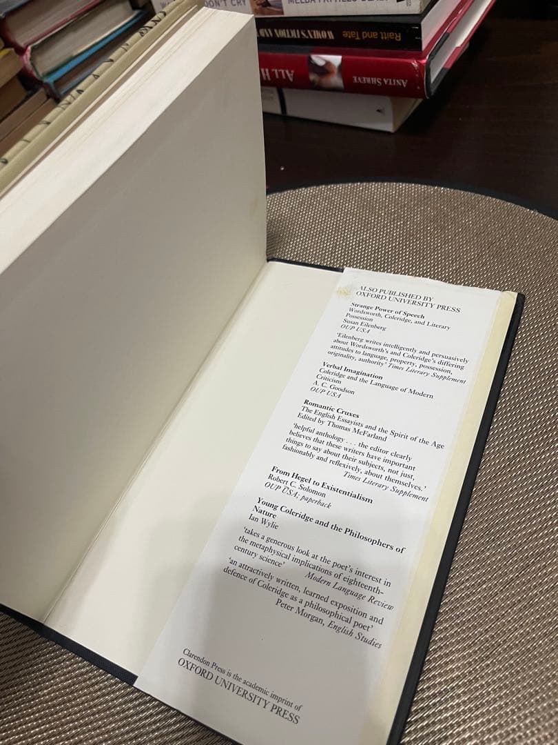 洋書 Coleridge's Philosophy
