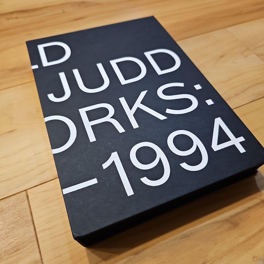 ドナルドジャッド Donald Judd Artworks 1970 1994