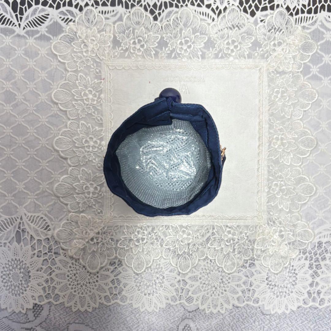 ペットボトルカバー　リバティマロリー/ネイビー　ハンドメイド