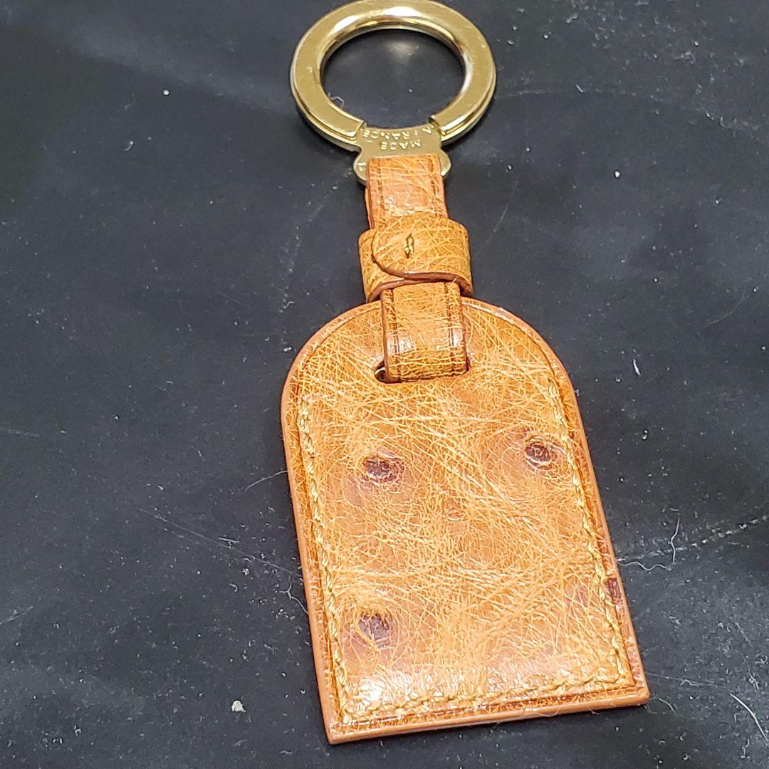 Louis Vuitton 未使用オーストリッチレザーキーホルダー