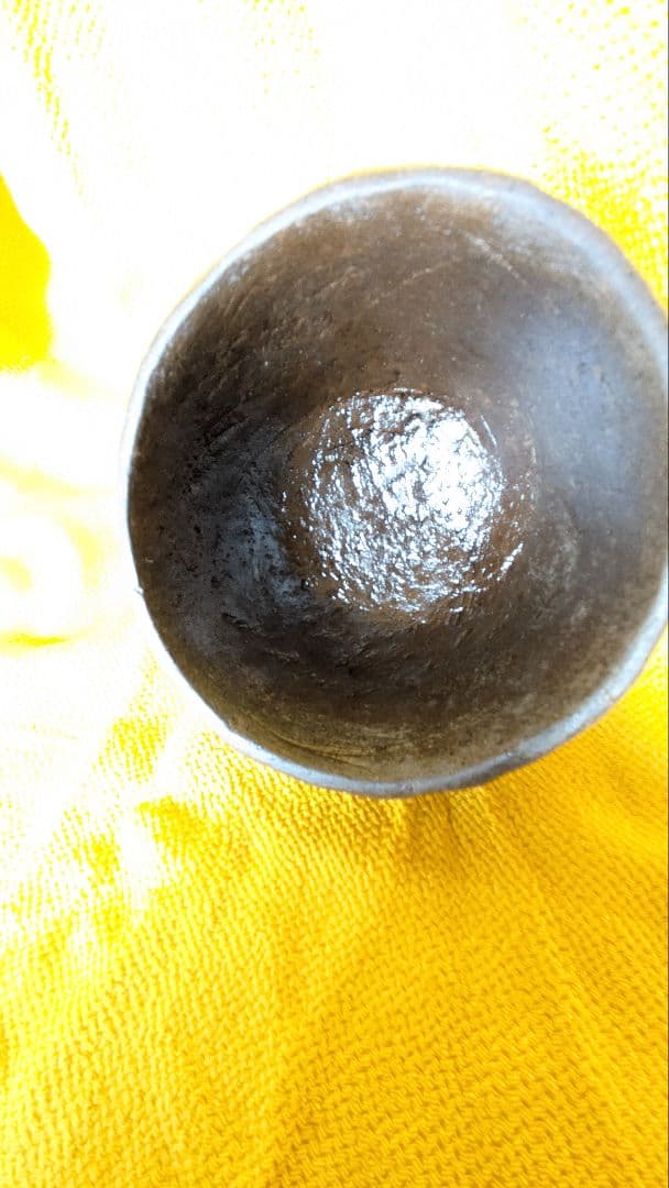 石彫茶碗、漆石茶碗、安山岩茶碗、漆器茶碗、 石を彫刻した茶碗、漆石の器、倉田作品
