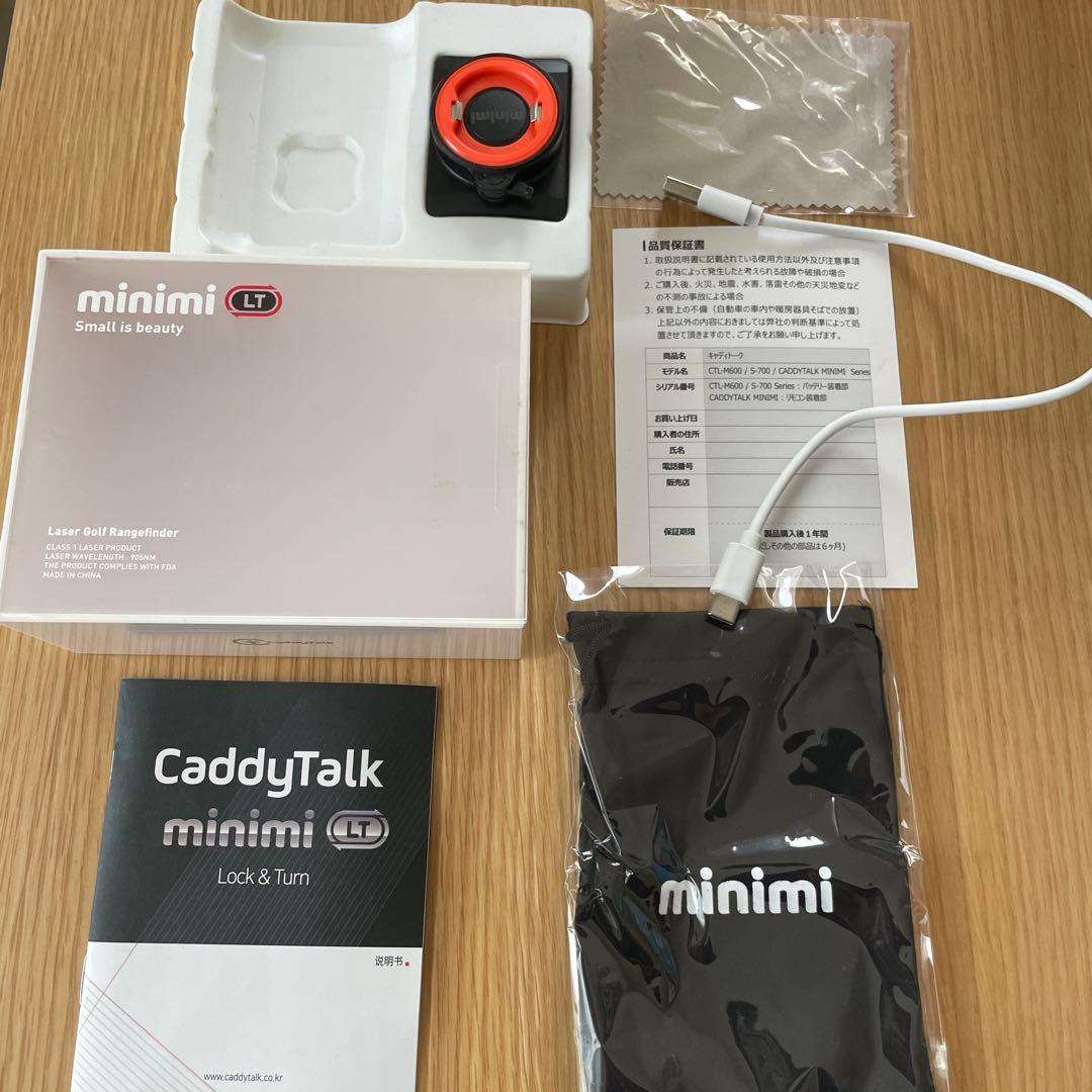 CaddyTalk minimi LT ゴルフ用距離計 ブラック