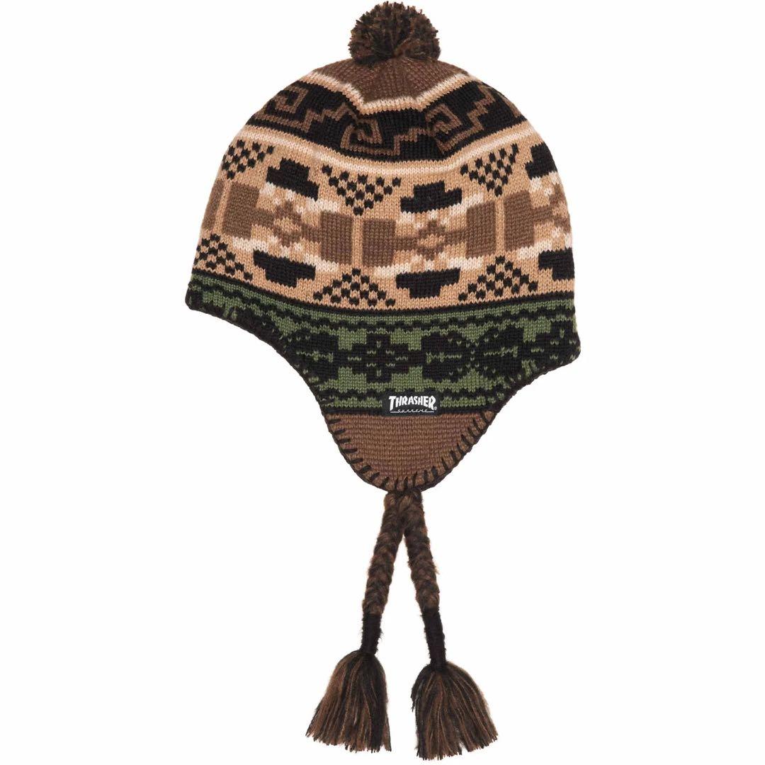 s*b様 Supreme Thrasher Earflap Beanie