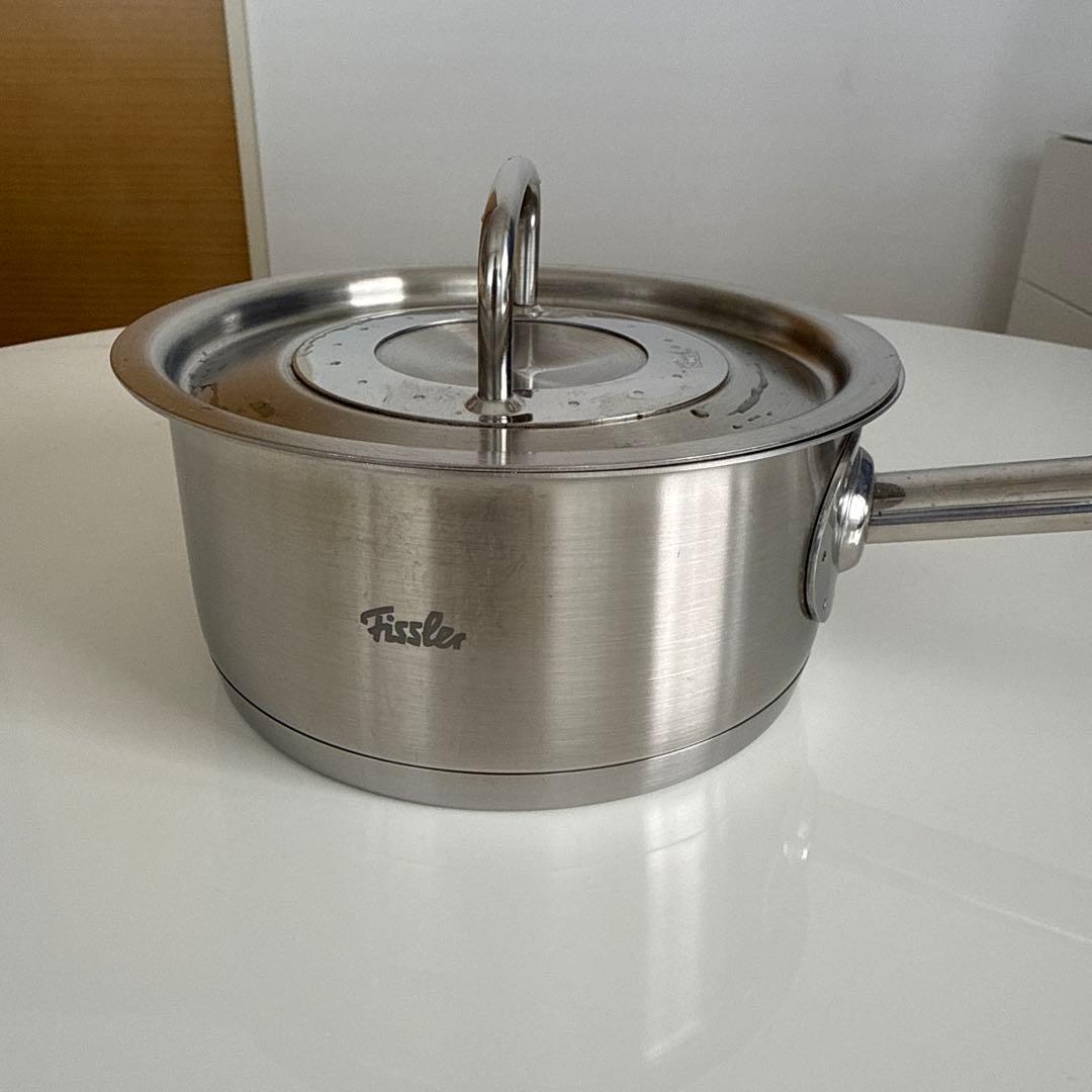 Fissler ステンレススチール 片手鍋 蓋付き　お値引きしました
