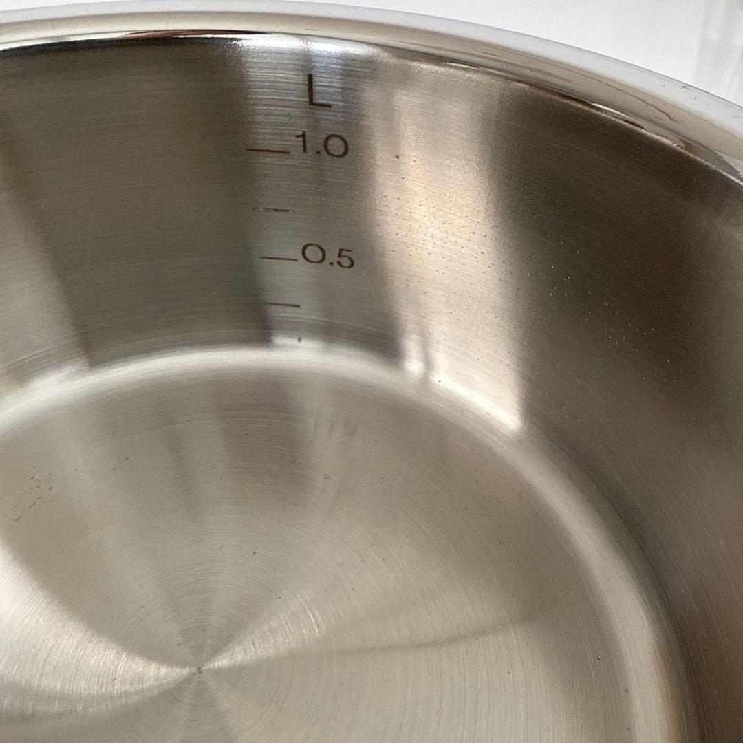 Fissler ステンレススチール 片手鍋 蓋付き　お値引きしました