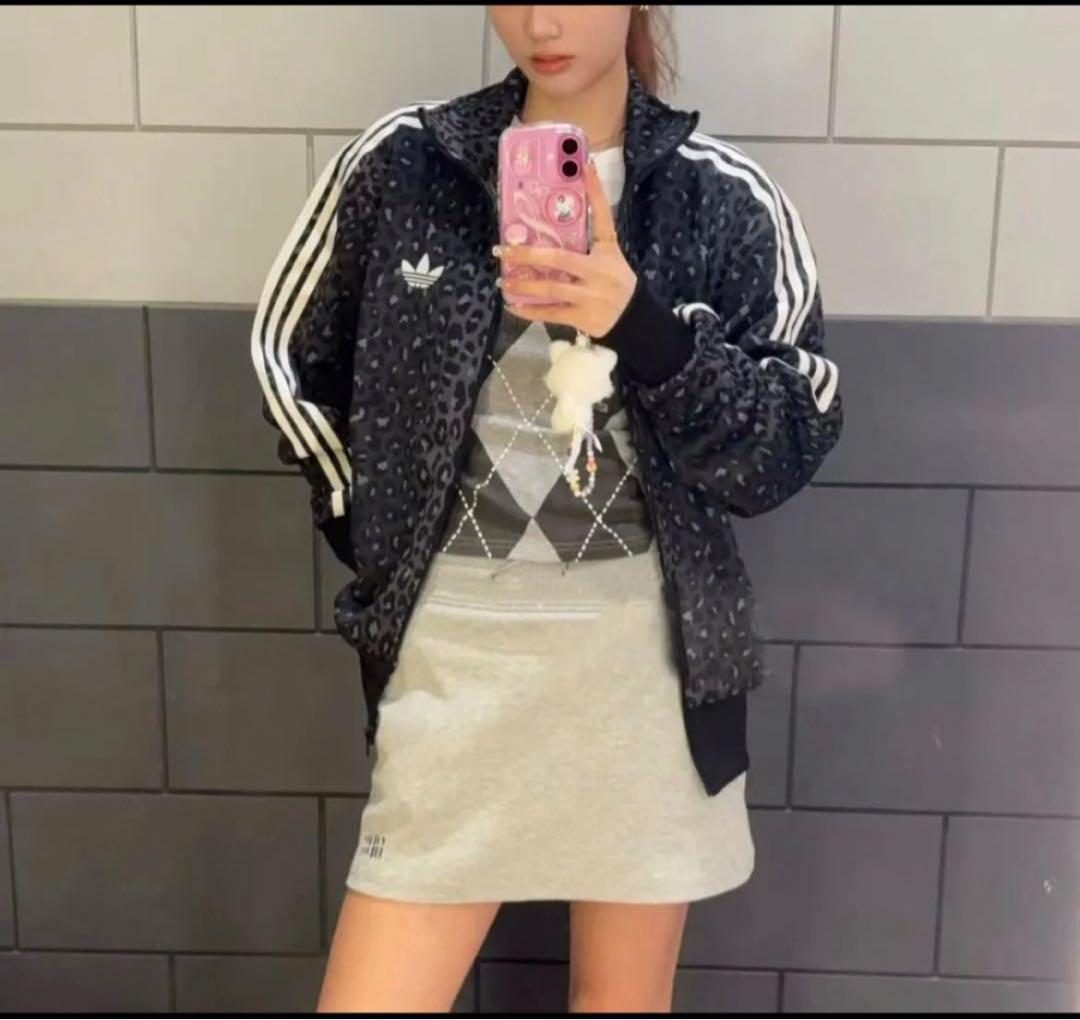 新品　adidas ABCマート限定レオパード トラックジャケット XLヒョウ柄