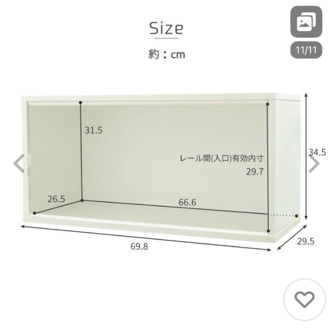 CUBE BOX α フィギュアケース　ブラウン