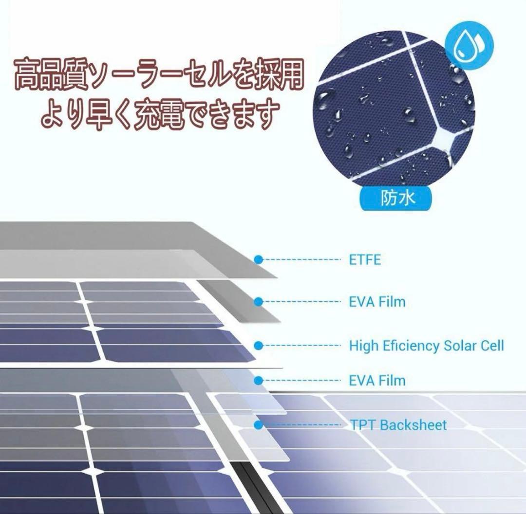 BLUETTI SP120ソーラーパネル 電源充電 新品