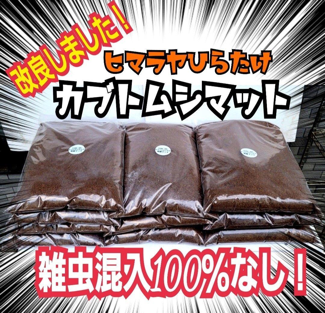 高品質！カブトムシ幼虫の餌　大きくなる！発酵マット【6袋】雑虫が湧きません！