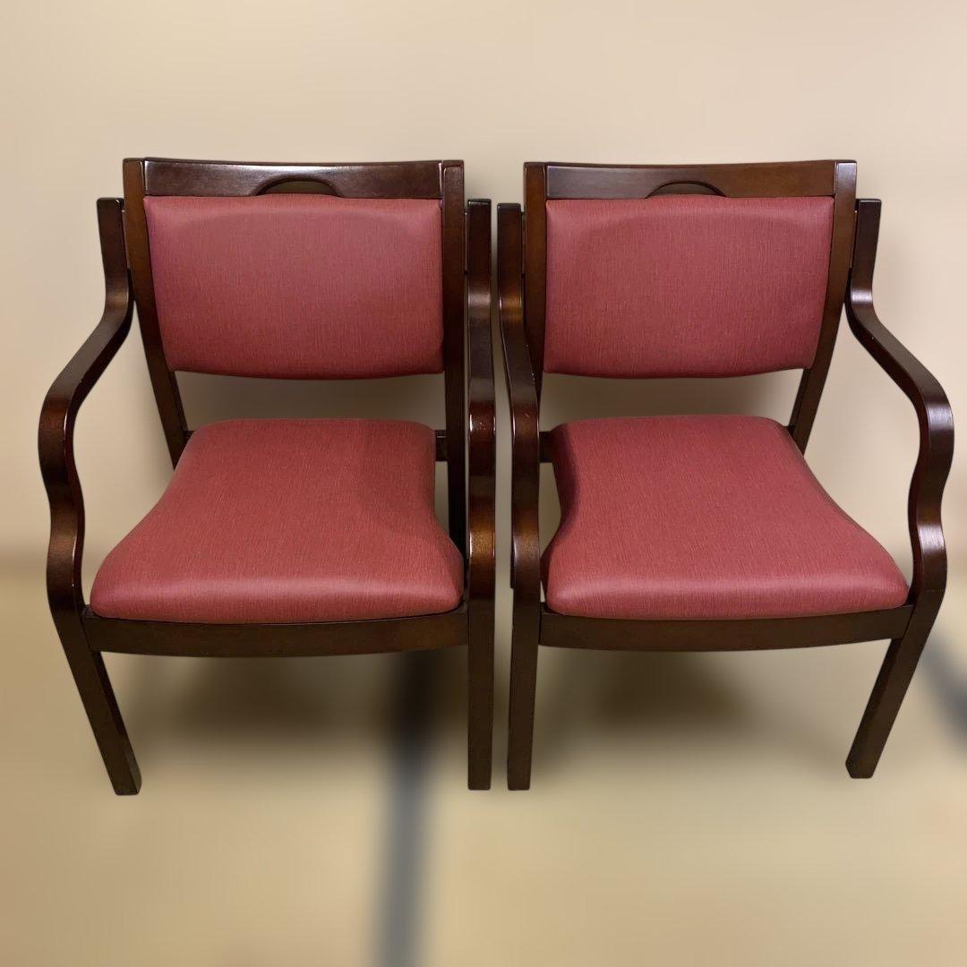 家具　椅子　2脚セット