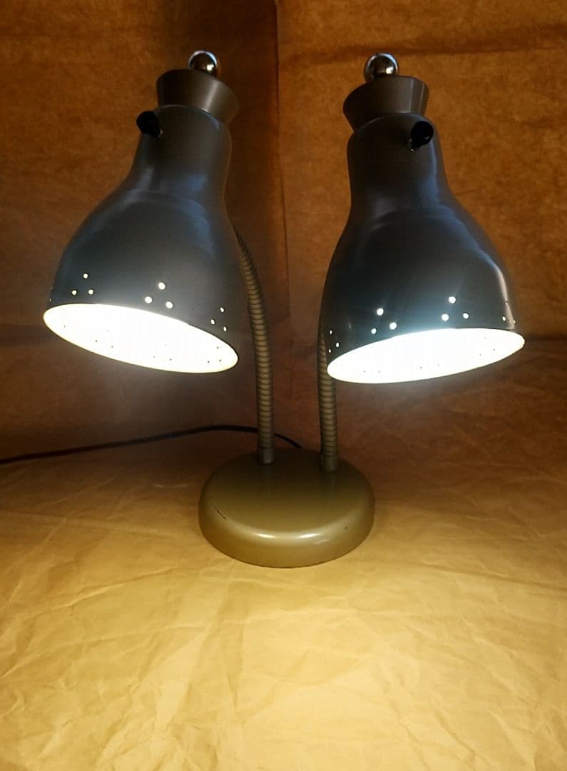 その他 1950s Double neck Portable Lamp
