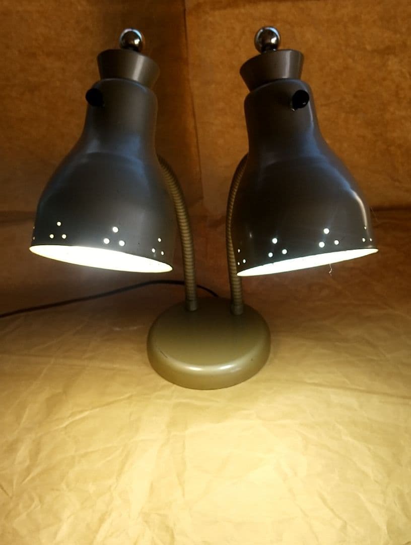その他 1950s Double neck Portable Lamp