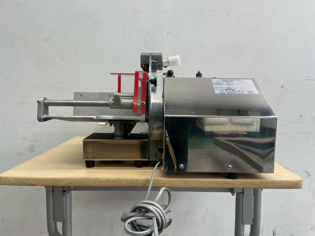 T6905☆美品☆冨士島工機☆2019年☆NK25型一枚切スライサー☆業務用☆