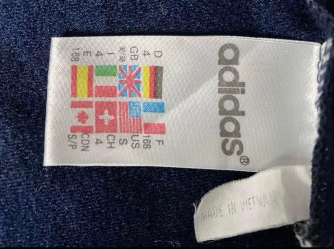 最終価格90s adidas トラックジャケット ファイヤーバード ネイビー