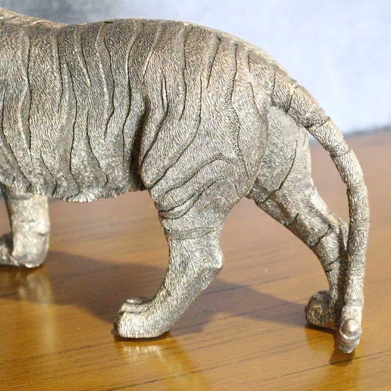 ヒョウのオブジェ 置物 アンティーク オーナメント オブジェ ヴィンテージ