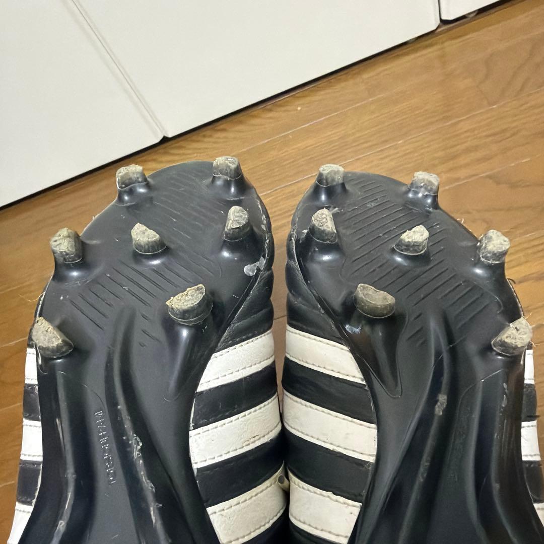 仮*ガ様 adidas サッカー ブラック/ホワイト/ゴールド adipure