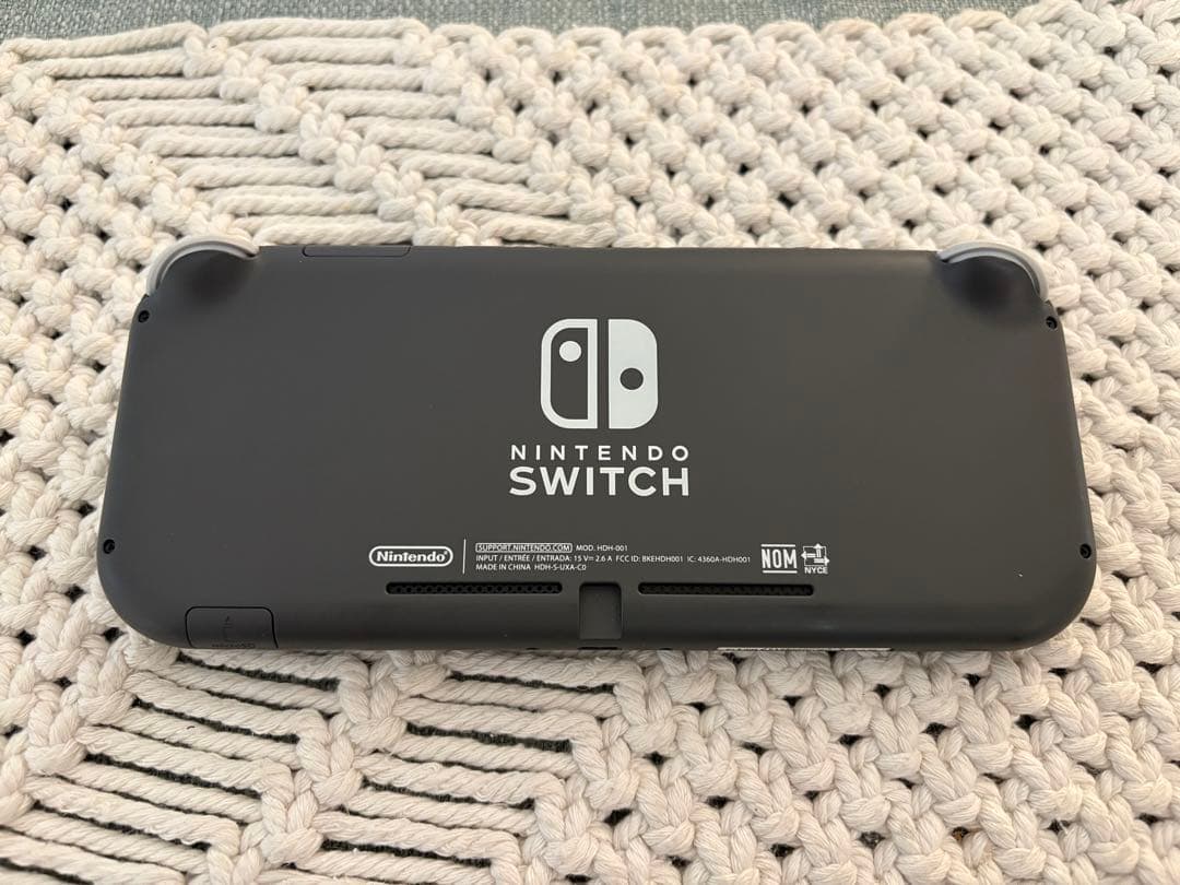 Nintendo Switch Lite グレー 本体＋ケース・充電器付き