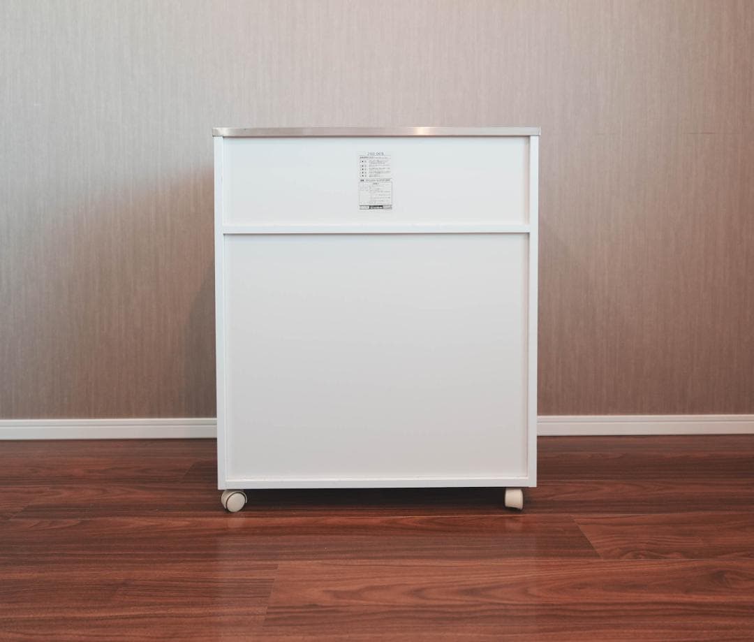 山善 キッチンワゴン ダストボックス STCP-3WR 定価26,999