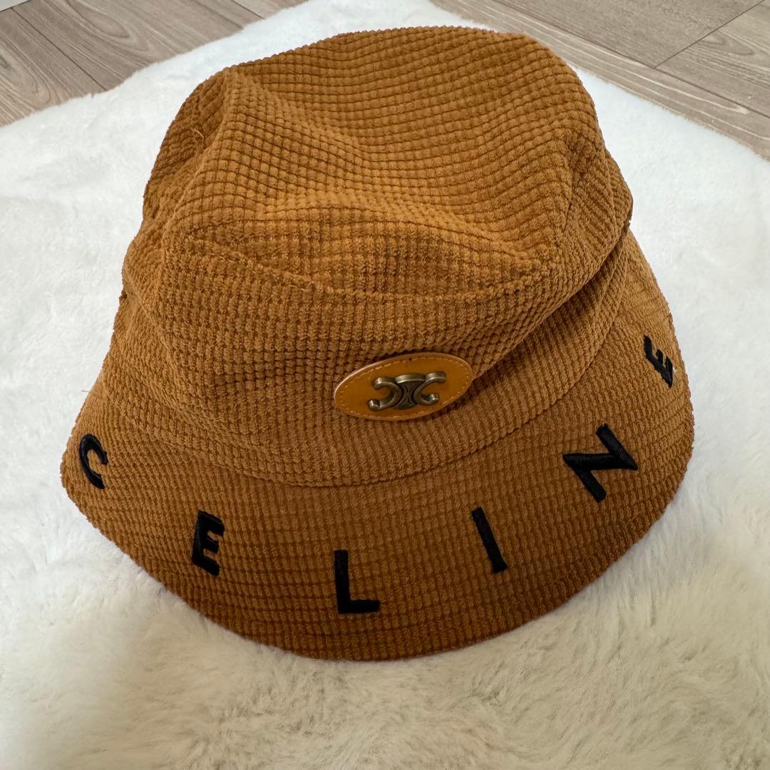 CELINE ブラウン バケットハット