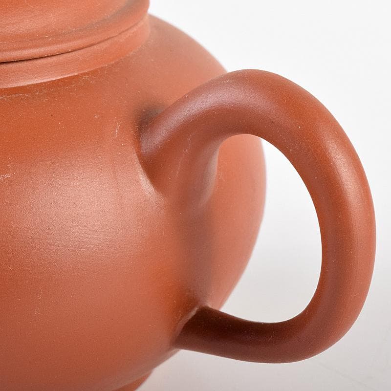 中国　紫砂　朱泥　急須　茶壷　在銘　C　R7847
