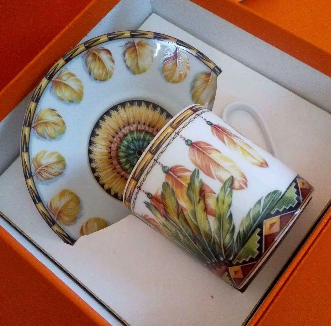 HERMES エルメス パッチワーク ブラジル カップ&ソーサー 希少レア 食器