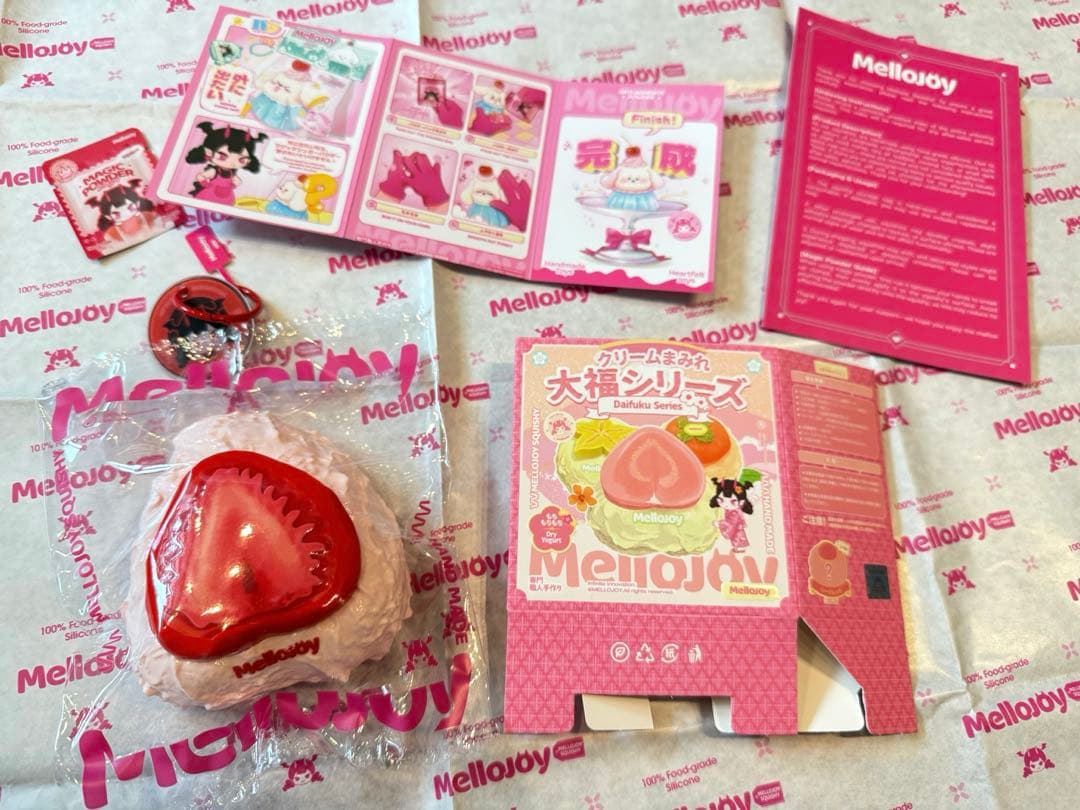 Mellojoy メロジョイ　大福シリーズ　ストロベリー　苺　いちご