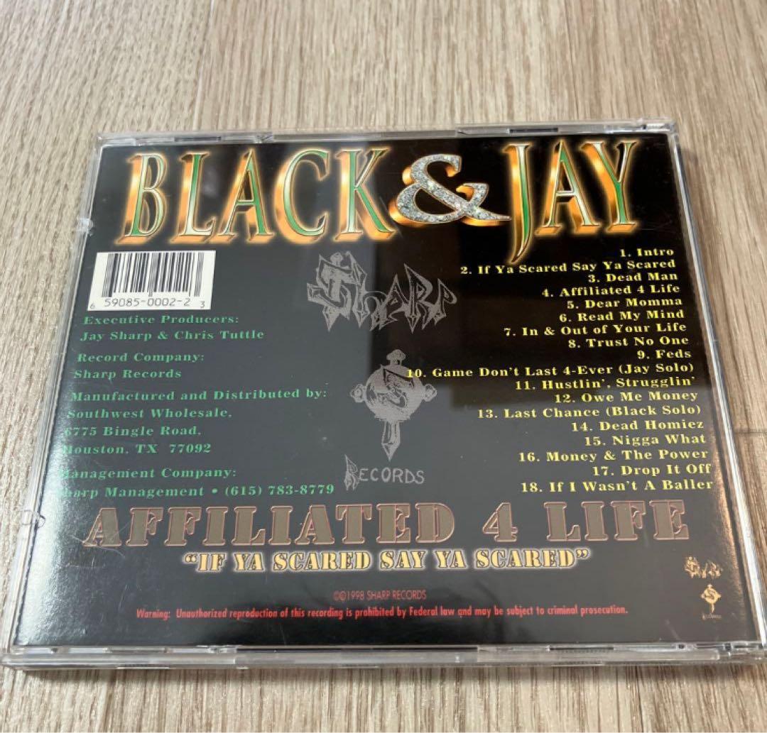 洋楽 G-RAP Black & Jay AFFILIATED 4 LIFE OG