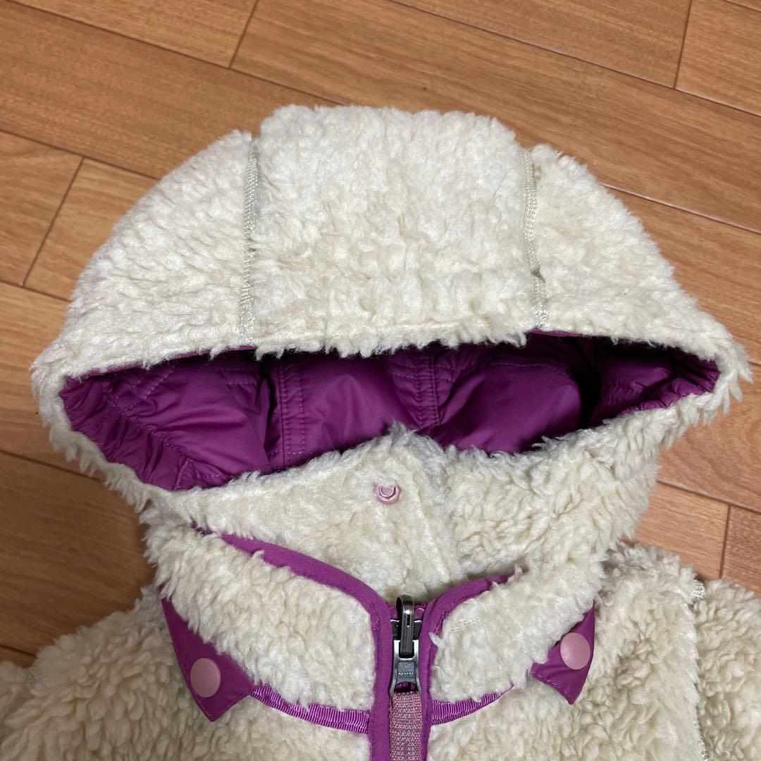 patagonia もこもこ　リバーシブル　ジャケット 4T 4歳