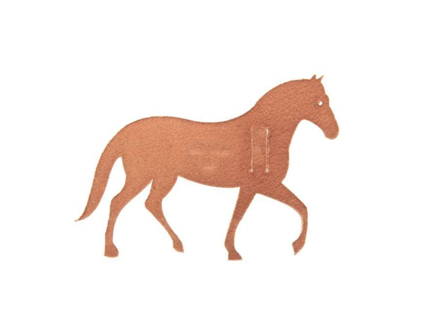 エルメス プティ・アッシュ ラッピングチャーム 馬 ブラウン HERMES