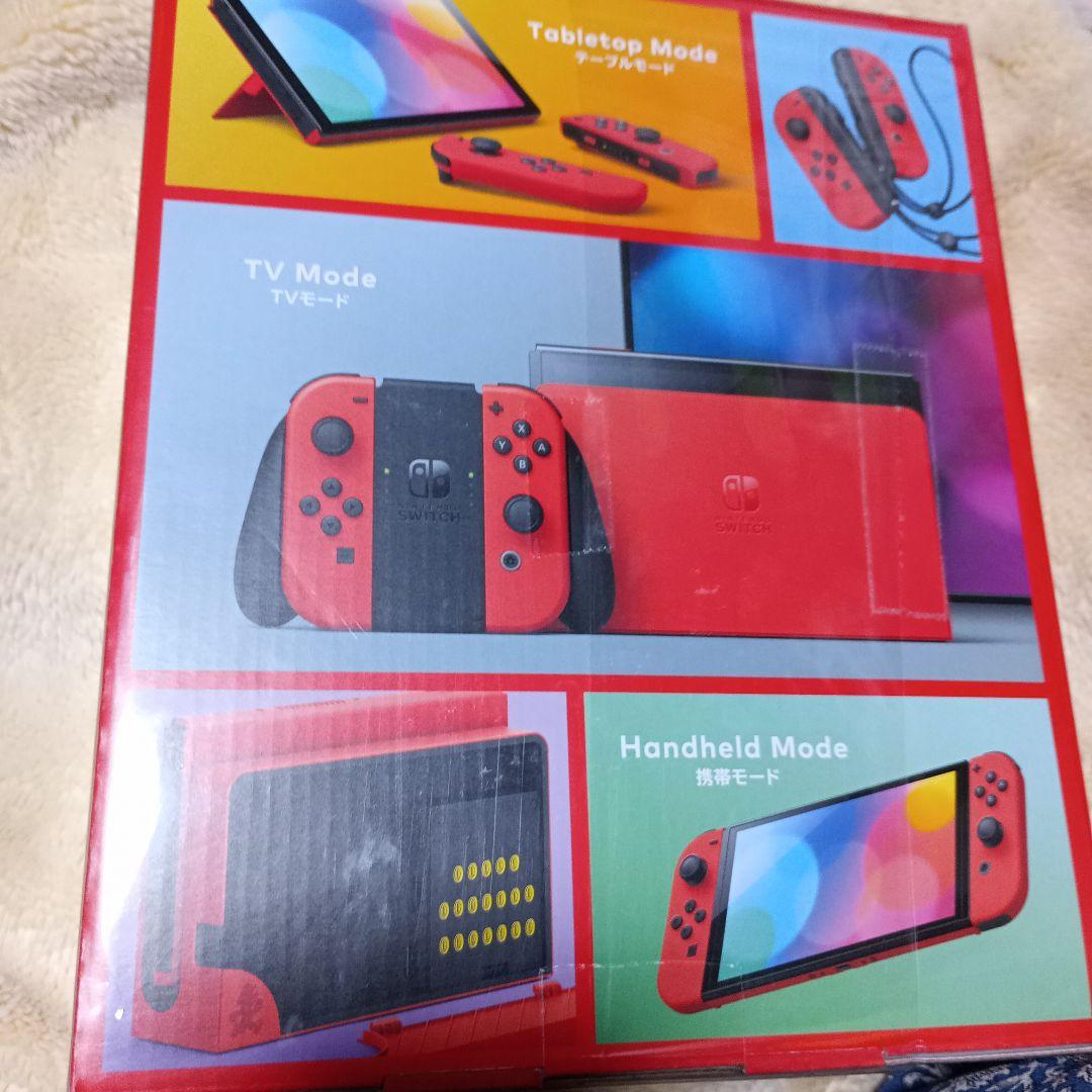 新品未開封　Nintendo Switch（有機ELモデル） マリオレッド