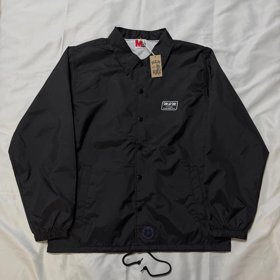 t*m様 M&M Coach Jaket　コーチジャケット　ブラック　Mサイズ