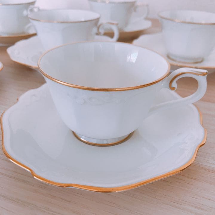 ノリタケ bone china コンテンポラリー ティーセット