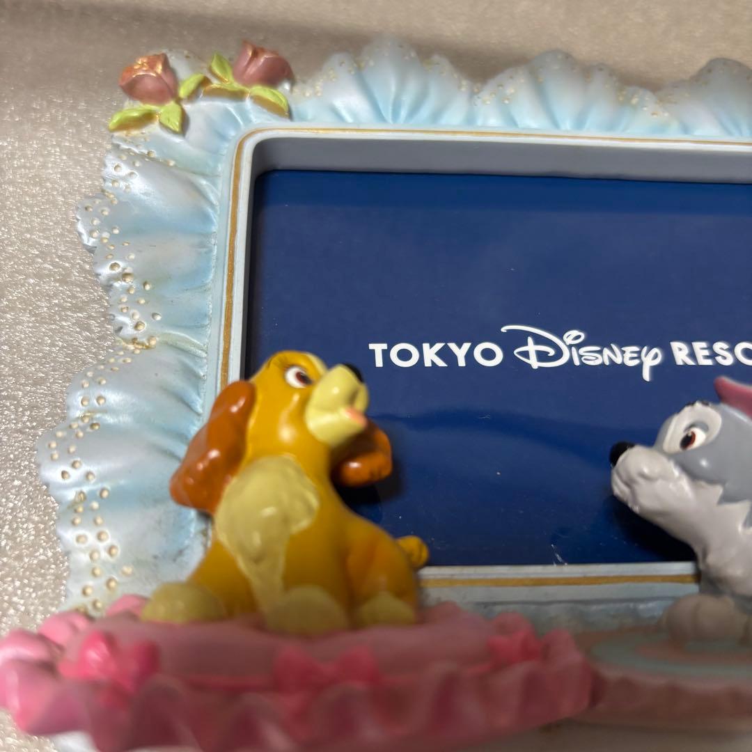 ディズニーリゾート フォトフレーム 写真立て わんわん物語 レディ トランプ