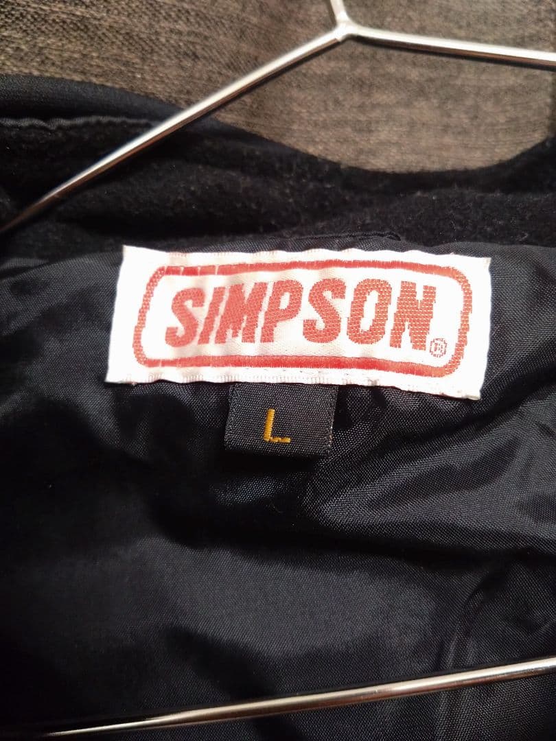 SIMSON ブラック　バイクジャケット L