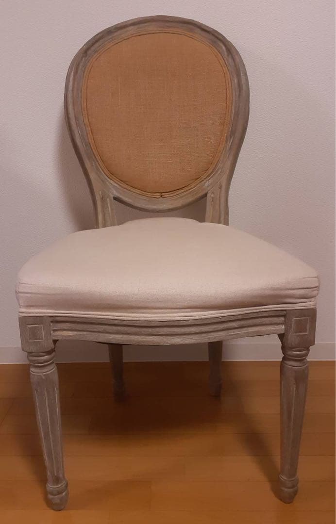 【匿名配送】ルイ16世様式アームレスチェア★Louis XVI style①