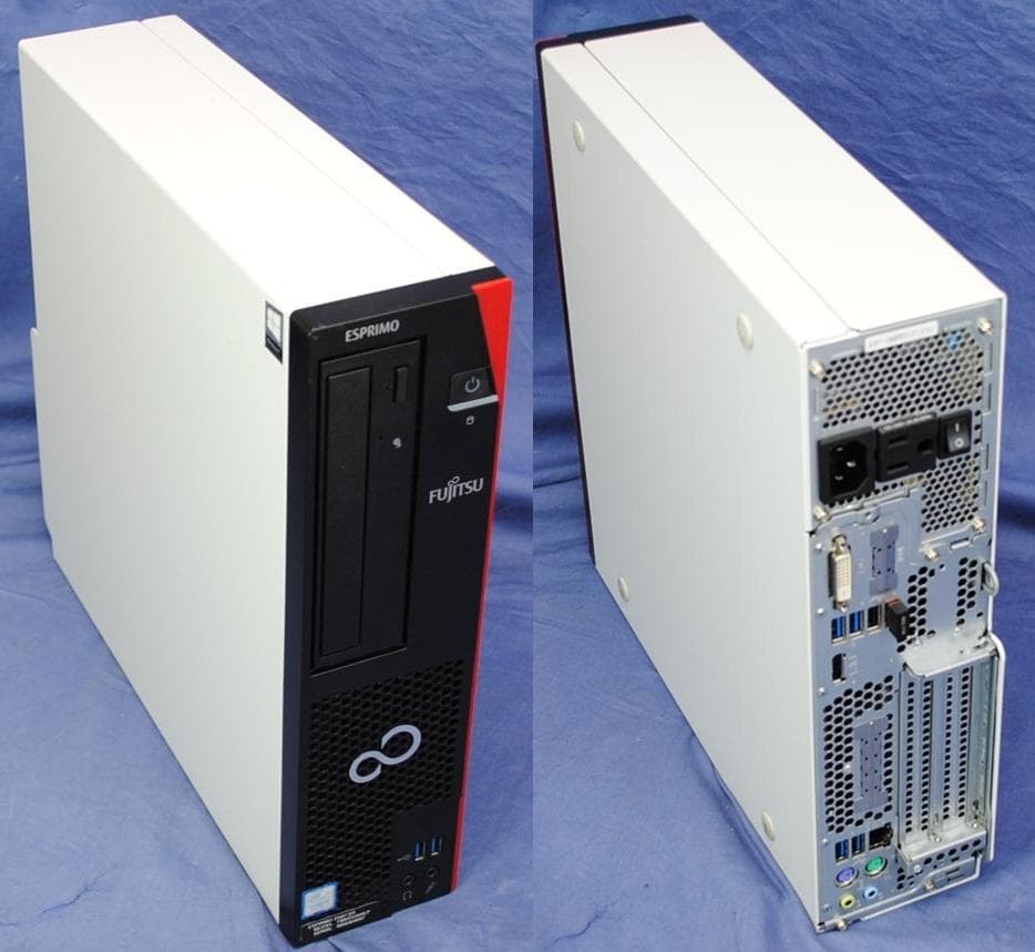 即使用できる!22ワイドモニターセット/富士通 i3-7100 M.2SSD