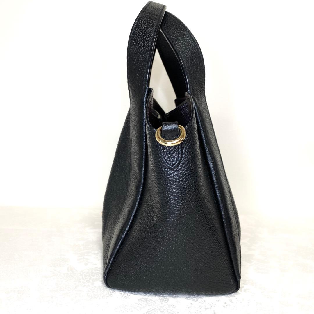 COACH ハドリー ホーボー 2way ショルダーバッグ レザー ブラック