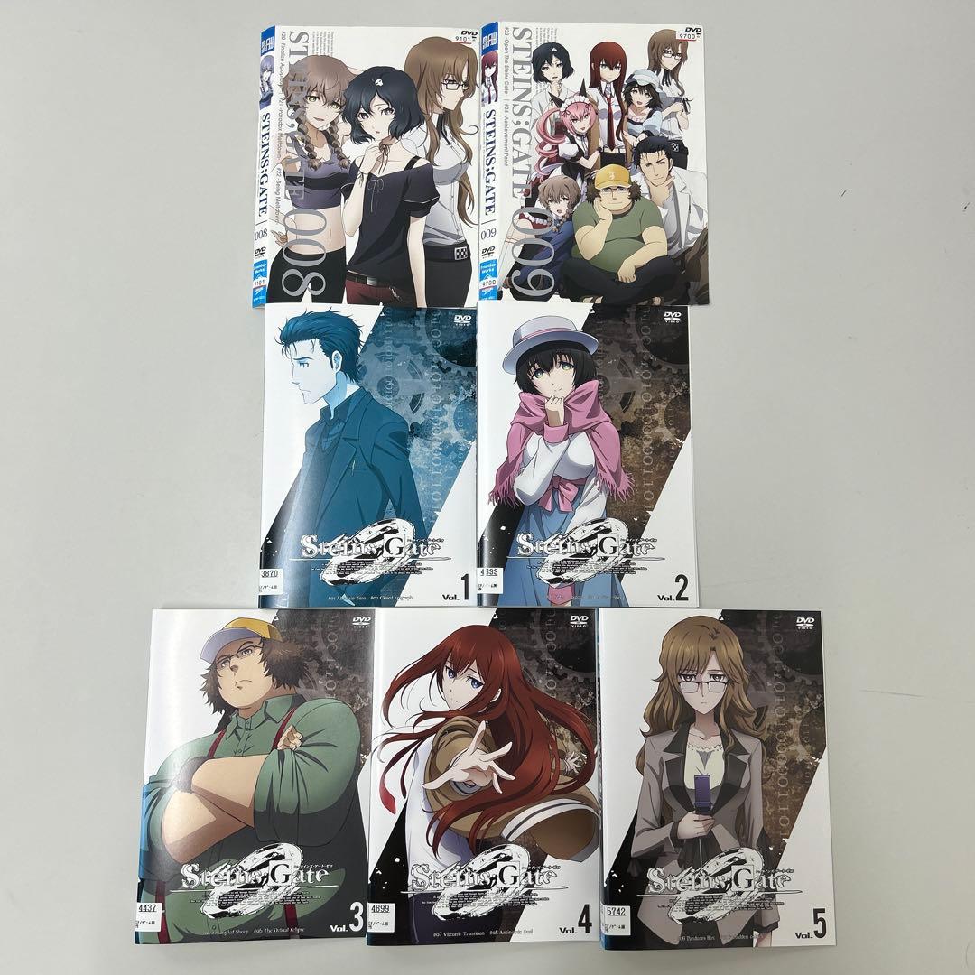 シュタインズゲート　シュタインズゲートゼロ　DVD 全巻セット　レンタル落ち
