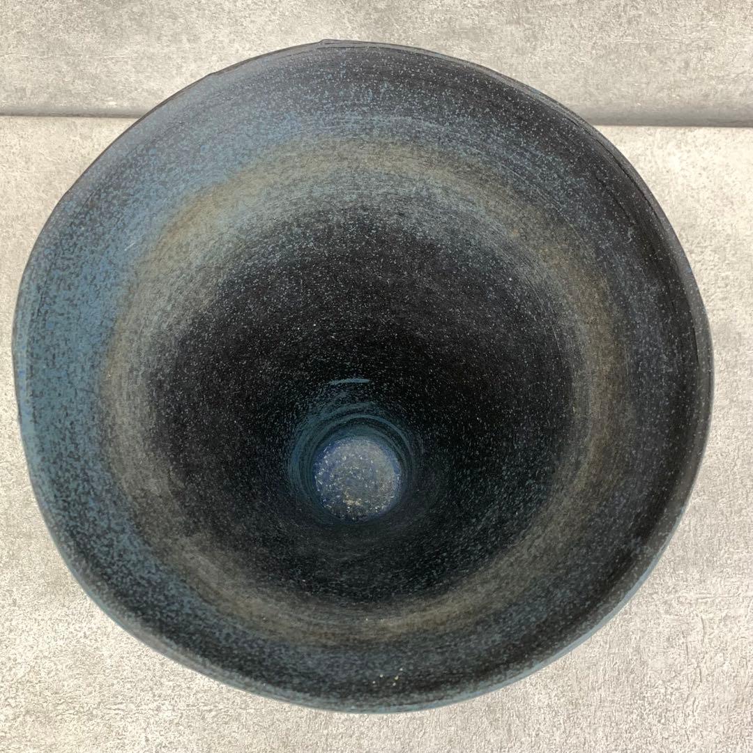 花器 延美 高さ約20cm 池坊 灰青色 生花 立花 華道 フラワーベース
