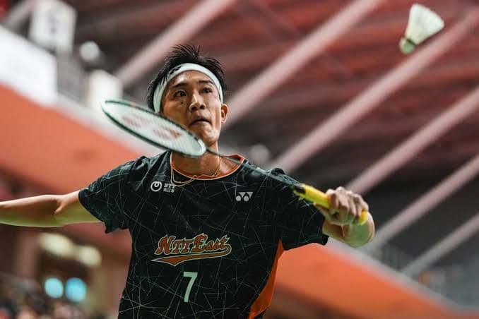 【L】桃田賢斗 ユニフォーム NTT YONEX ゲームシャツ