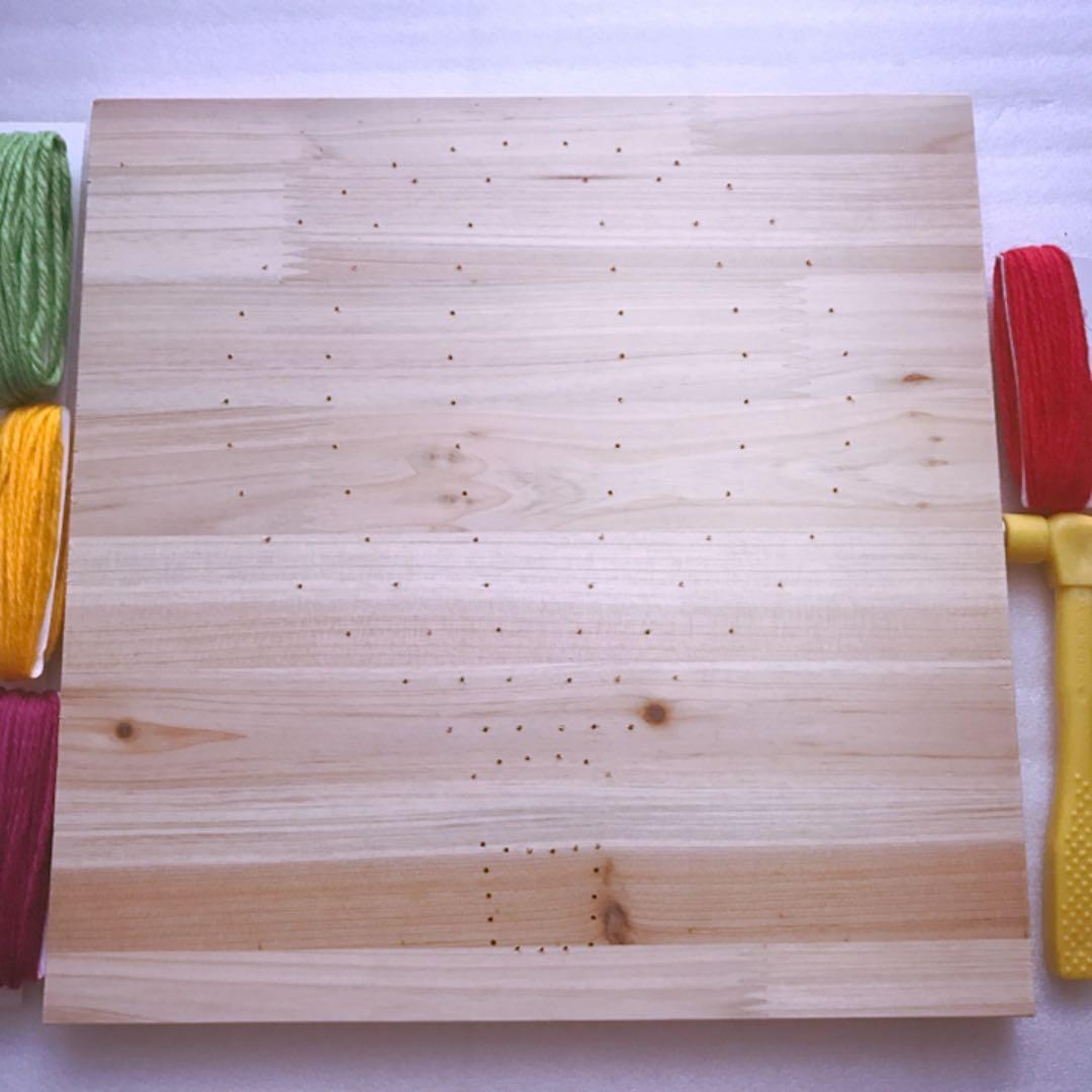 【新品】ストリングアート 製作キット 気球 string art
