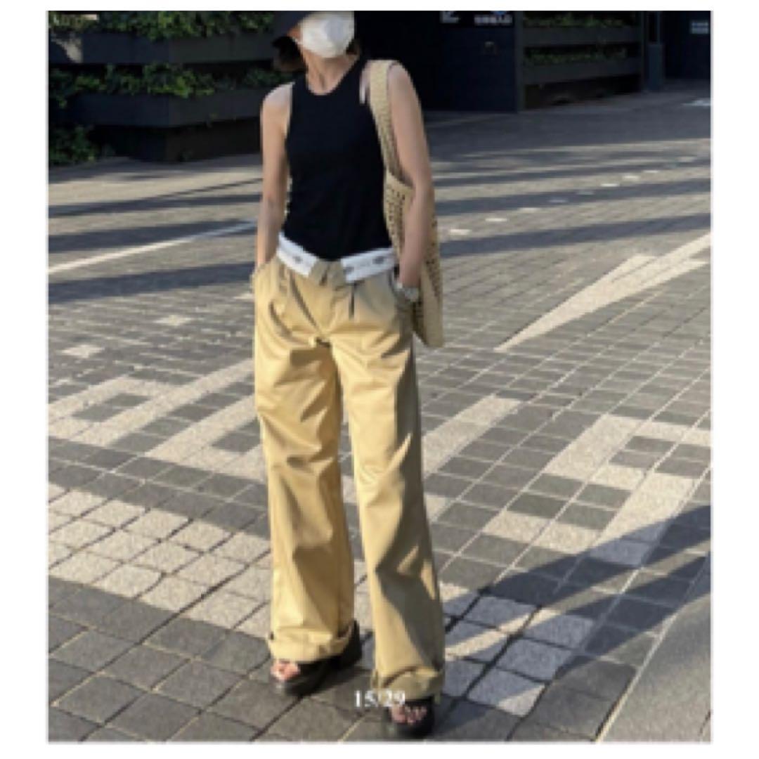 初回生産　ok.soon×dickies コラボチノ［ワイド］