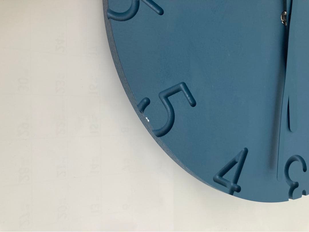 カーヴド カラード 壁掛け時計 レムノス