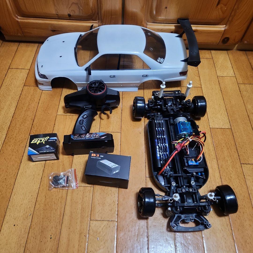 2駆　タミヤ ドリフト ラジコン フルセット　TT01　マークII　ボディ