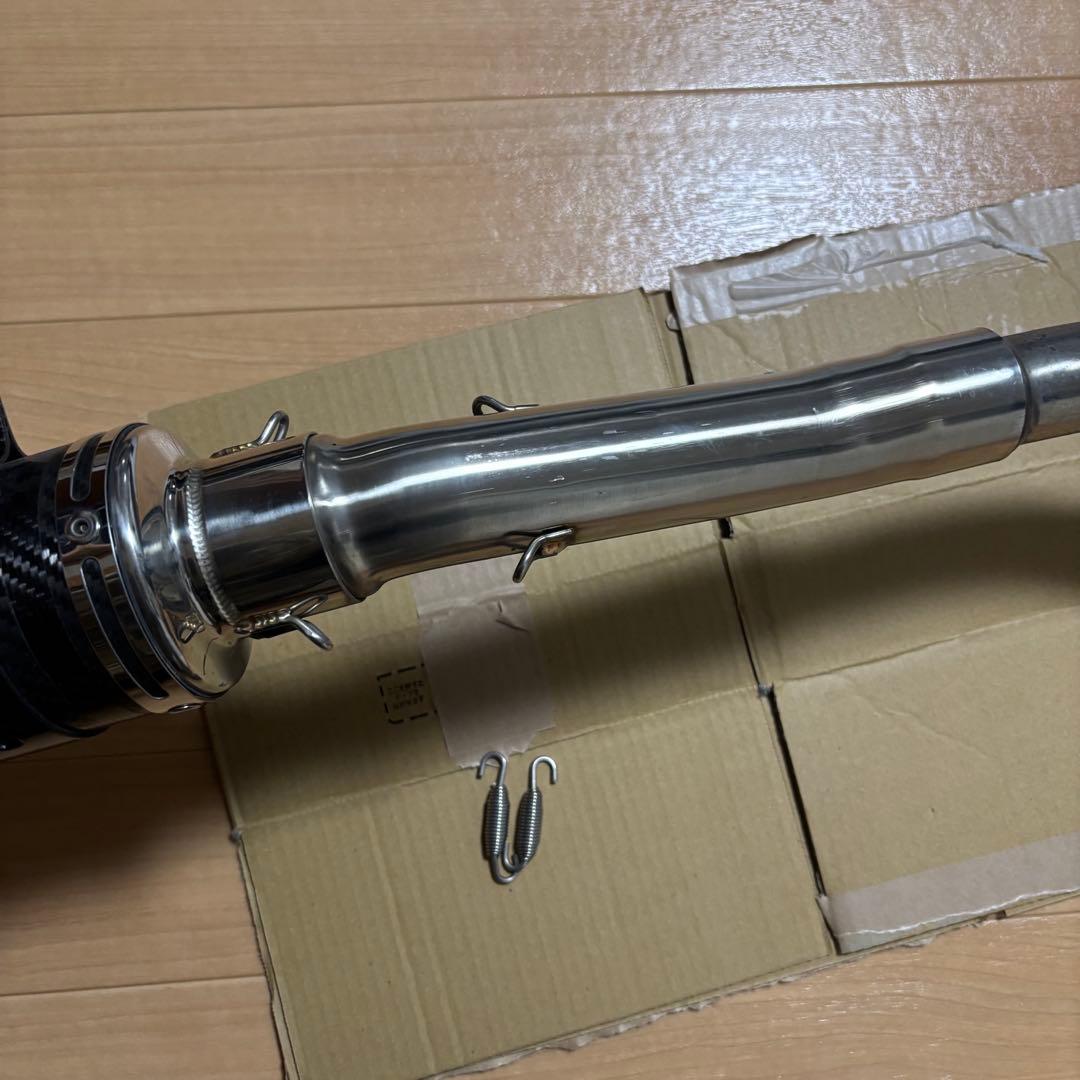 LCI カーボンショートマフラー ホーネット250