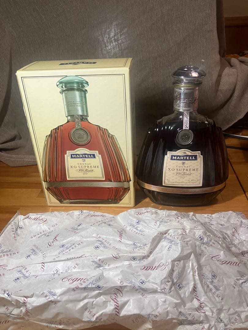 Martell XO Supreme & Otard Napoleon古酒2本