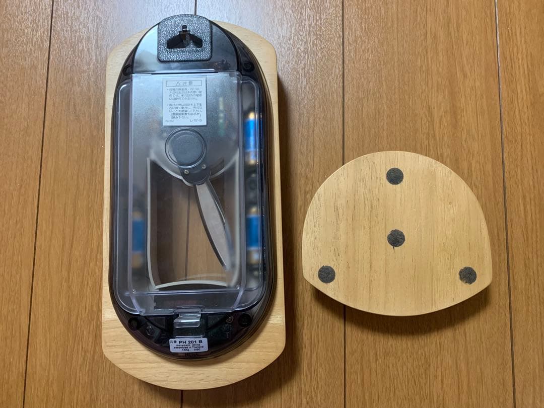 セイコー　木枠　掛置兼用　電波時計　掛時計 PH201B 置き時計