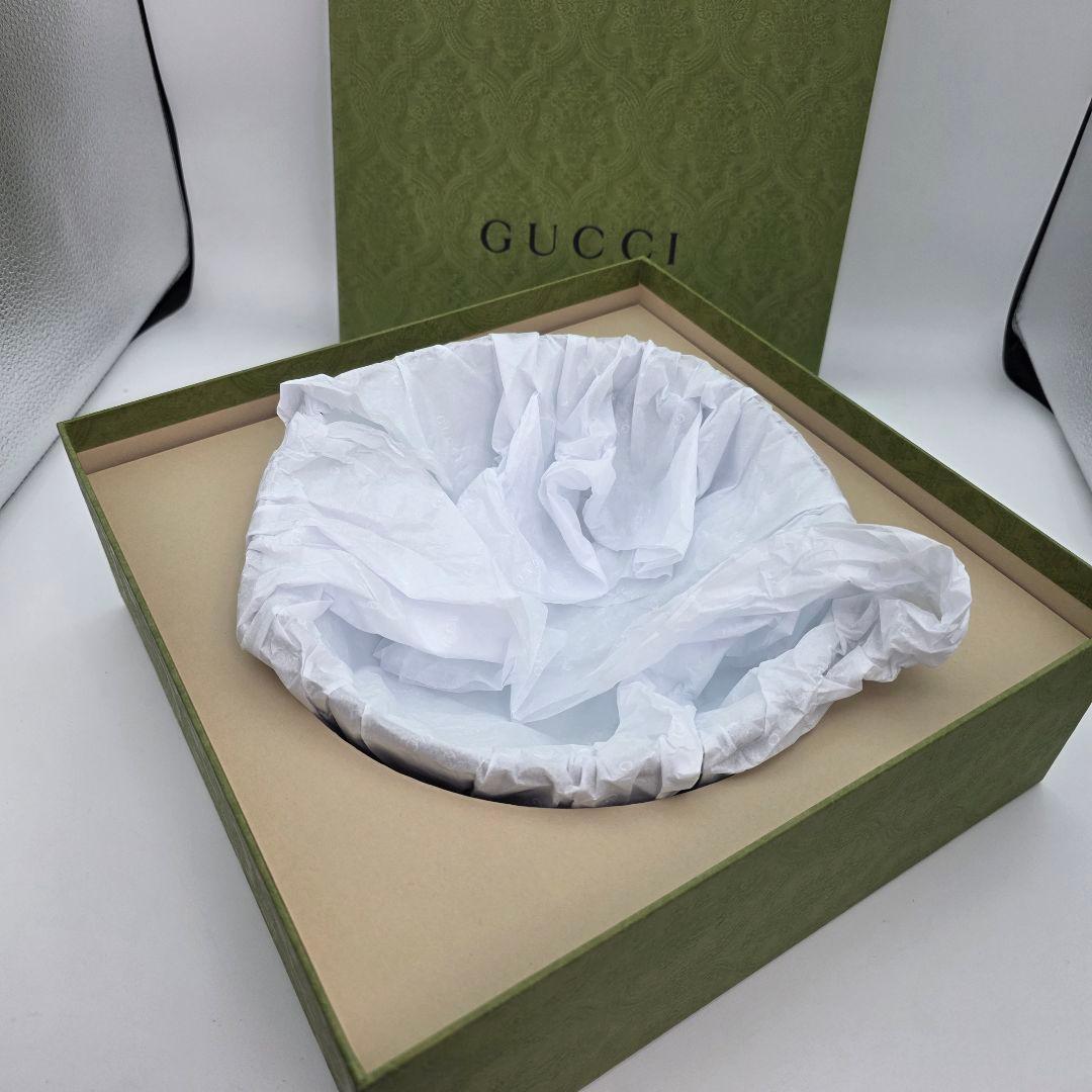 GUCCI　ハーバリウム　サラダボウル　グリーン　箱付き　未使用保管品　23cm