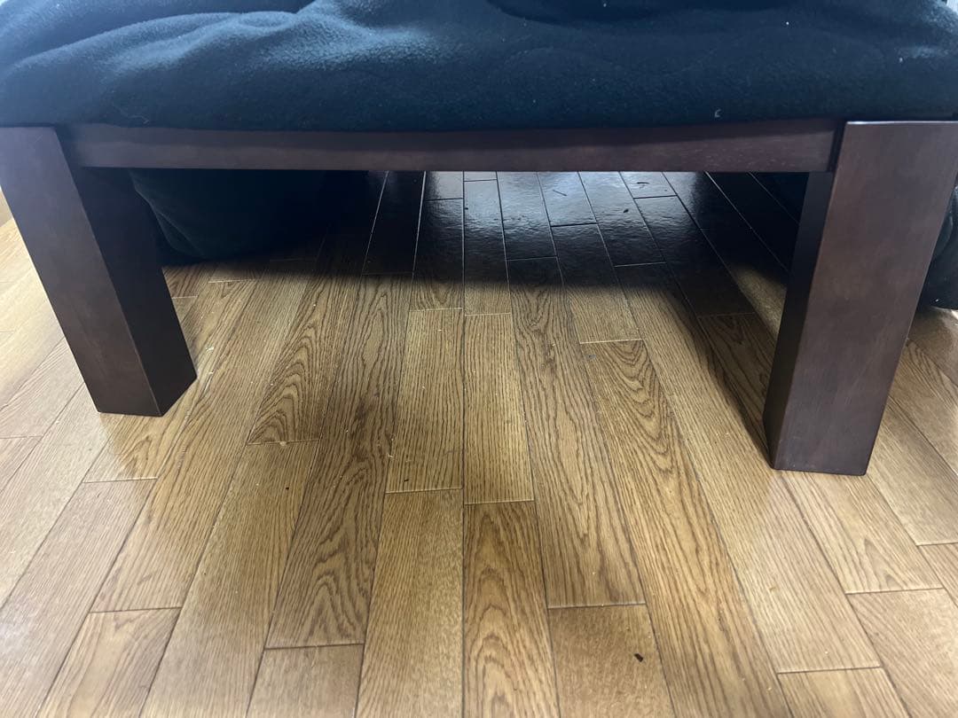ホワイト×ブラウン こたつ 掛け布団 セット
